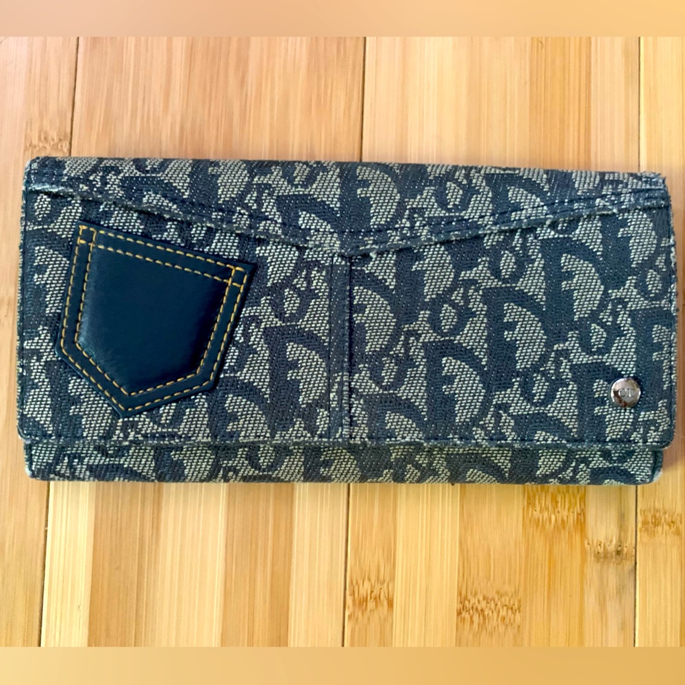 Christian Dior Denim Wallet - Picture 2 of 7